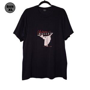 VINTAGE Alabama Ballet '91-'92 USED Shirt (XL, Black, Single Stitch)